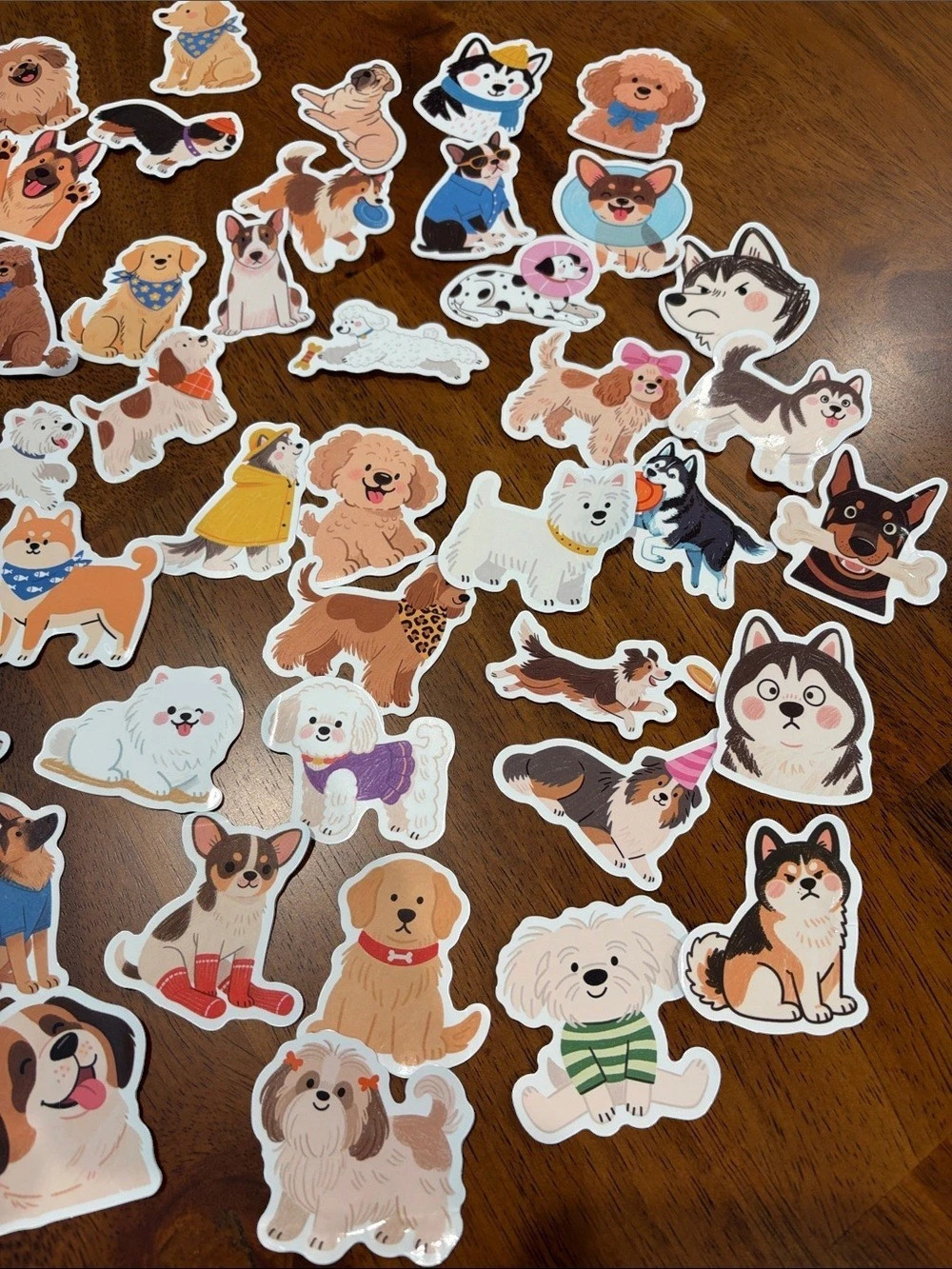 Multicolor Dog Sticker Assortment QTY 54 - Picture 3 of 4
